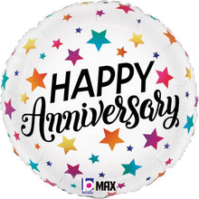 #596 Colorful Anniversary 18in Balloon
