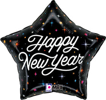 S66 New Year Shimmering Star 18in Balloon