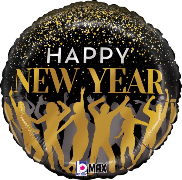 S65 New Year Dance Party 18in Balloon