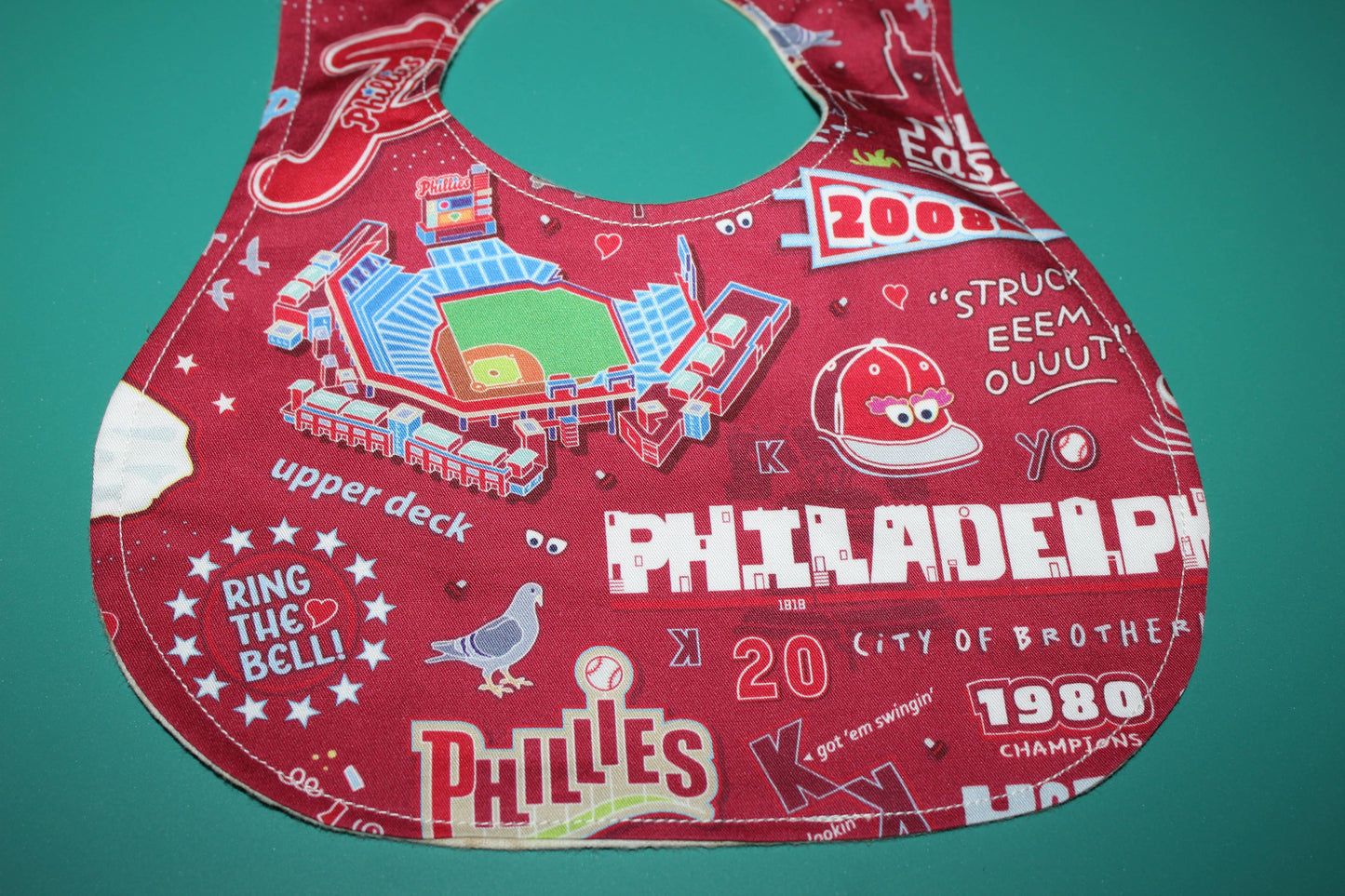 Phillies Baby Bib