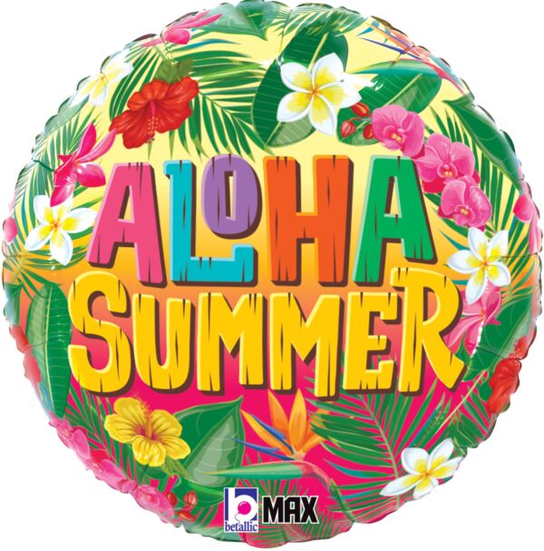 S40 Aloha Summer 18in Balloon