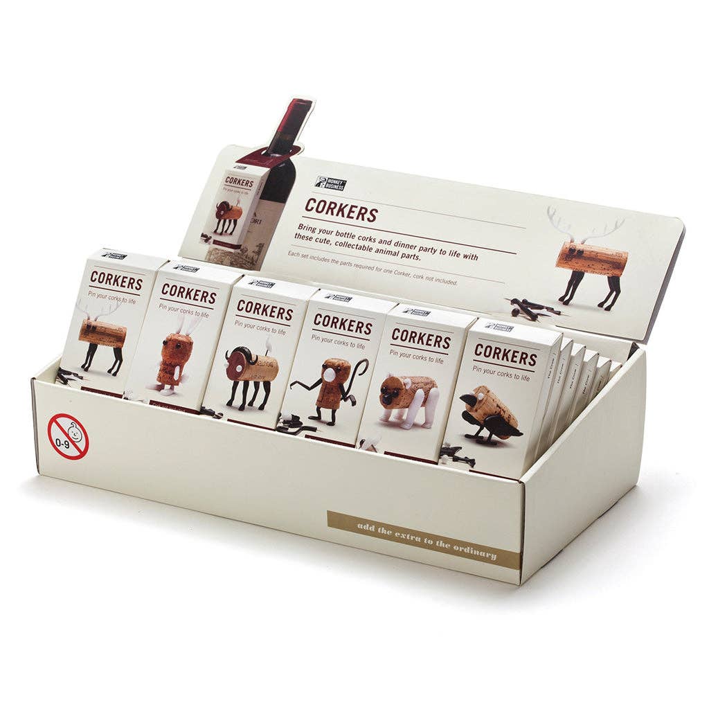 Gift For Wine Lovers | Corkers Animals