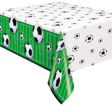 3D Soccer Rectangular Plastic Table Cover 54in x 84in