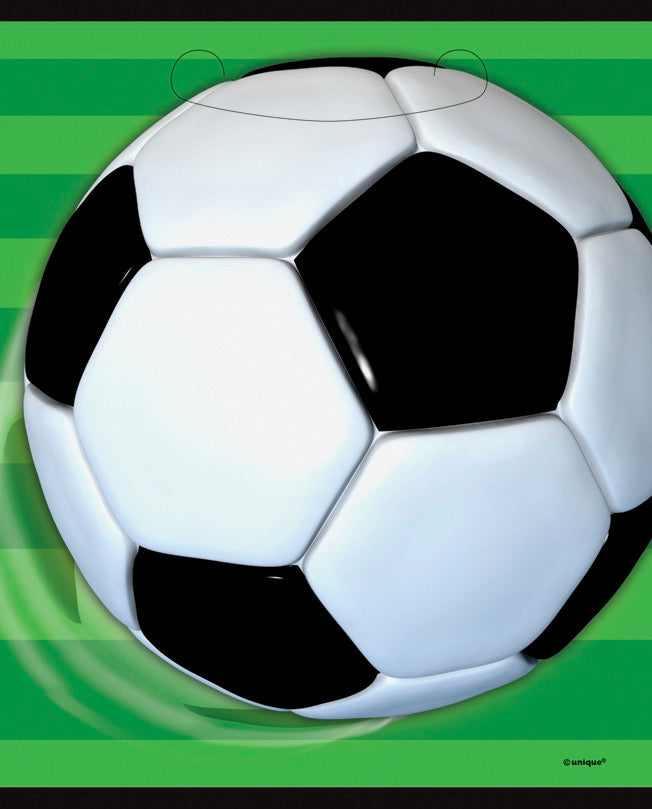 3D Soccer Loot Bags 8ct