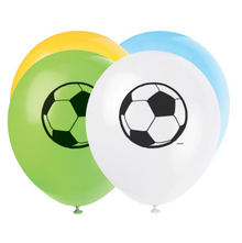 3D Soccer 12in Latex Balloons 8ct