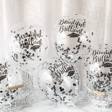 Beautiful & Brilliant Graduation Confetti Filled Balloons