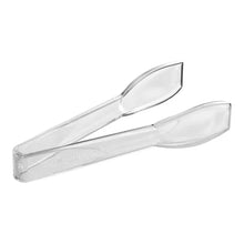 Clear 5.75in Plastic Mini Serving Tong