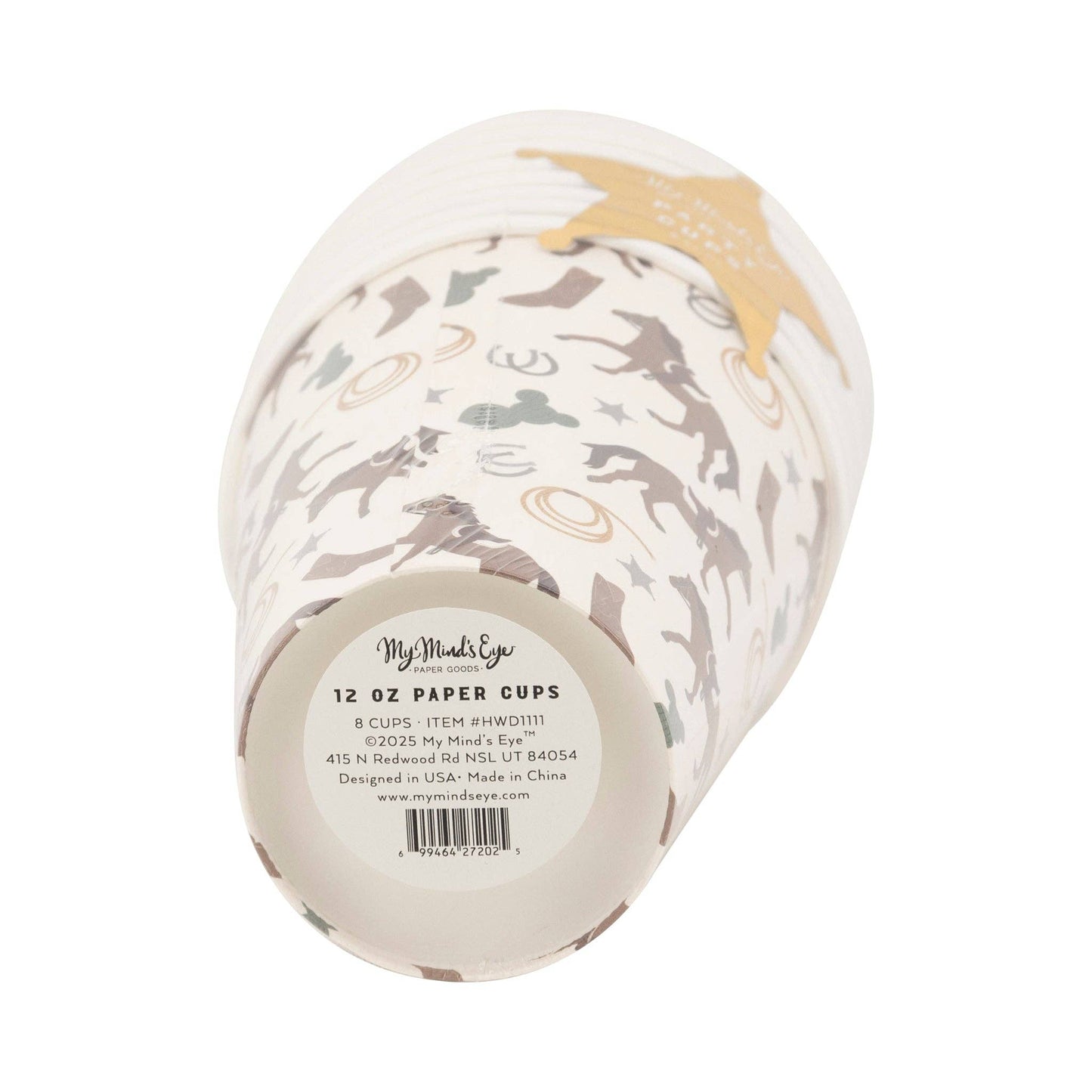 Howdy Paper Party Cups 8ct