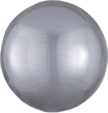 #653 Orbz Silver 16in Balloon
