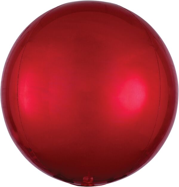 #645 Orbz Red 16in Balloon