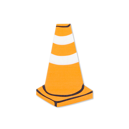 Under Construction "Traffic Cone" Petite Napkins - 16 Pk.