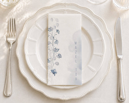 Mazel Tov Fog - Printed Guest Towel