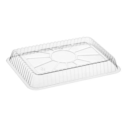 Clear 2.25 lb Rectangular Plastic Dome Lid