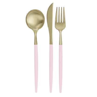 Two Tone Assorted Plastic Cutlery 12ct