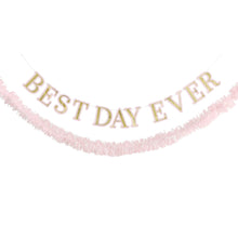 Gold Foil Best Day Ever Fringe Garland & Banner Kit 6ft