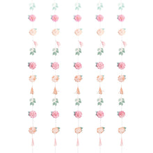 Flower & Tassel Garland Photo Backdrop Kit