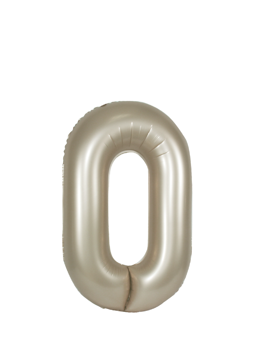 34in Number Balloons: Champagne