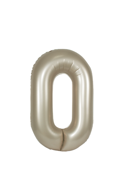 34in Number Balloons: Champagne