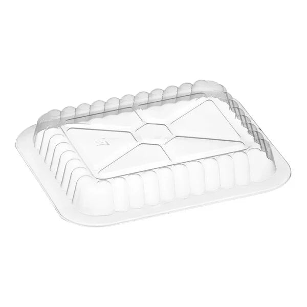 Clear 1 lb Rectangular Plastic Dome Lid