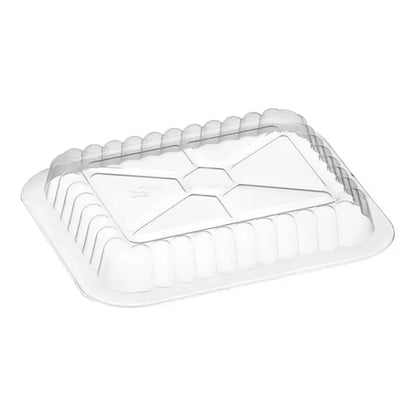 Clear 1 lb Rectangular Plastic Dome Lid