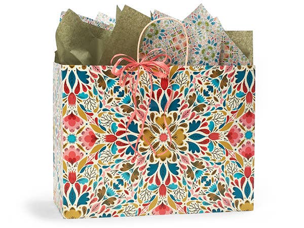 Mosaic Tile Paper Gift Bags