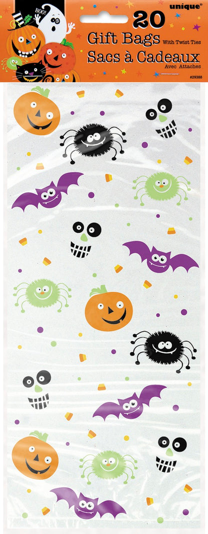 Spooky Smiles Cellophane Bags 20ct