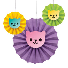 Gabby's Dollhouse Paper Fan Decorations Kit 3ct