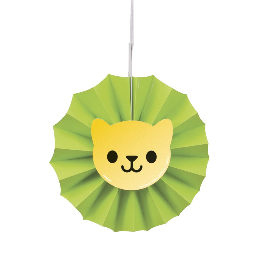 Gabby's Dollhouse Paper Fan Decorations Kit 3ct