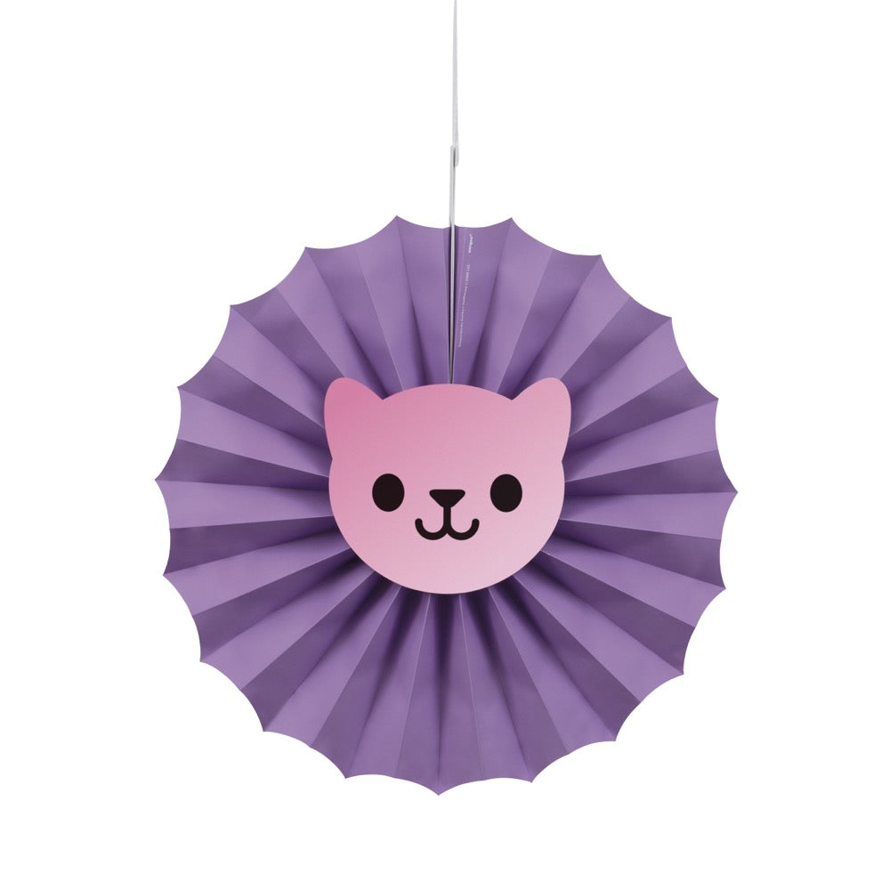 Gabby's Dollhouse Paper Fan Decorations Kit 3ct