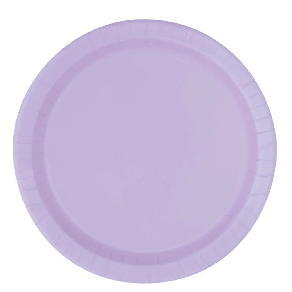 Lavender 9in Paper Plates 50ct