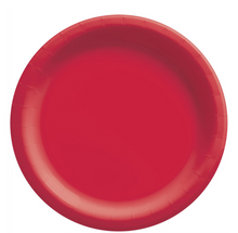 Red 9in Paper Plates 20ct