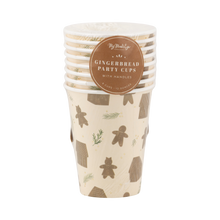 Whimsy Gingerbread Handled 12oz Paper Cups 8ct