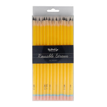 Pencil Reusable Straws 12ct