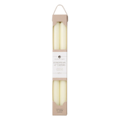 12" Taper Candles - 2pk
