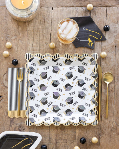 Striped Grad 11" Plates 8ct