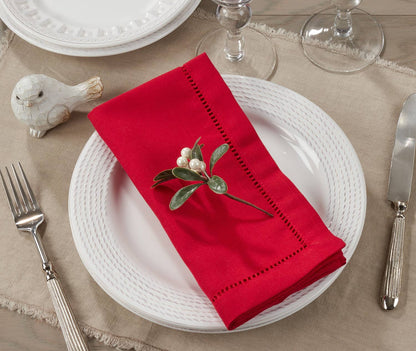 Hemstitch Border 18-Inch Dinner Napkin