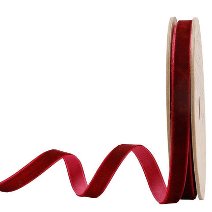 17 Colors | 3/8" Velvet Ribbon | 10 Yard Roll
