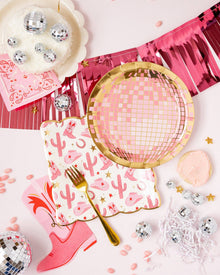 Disco Ball 9in Paper Plates 8ct