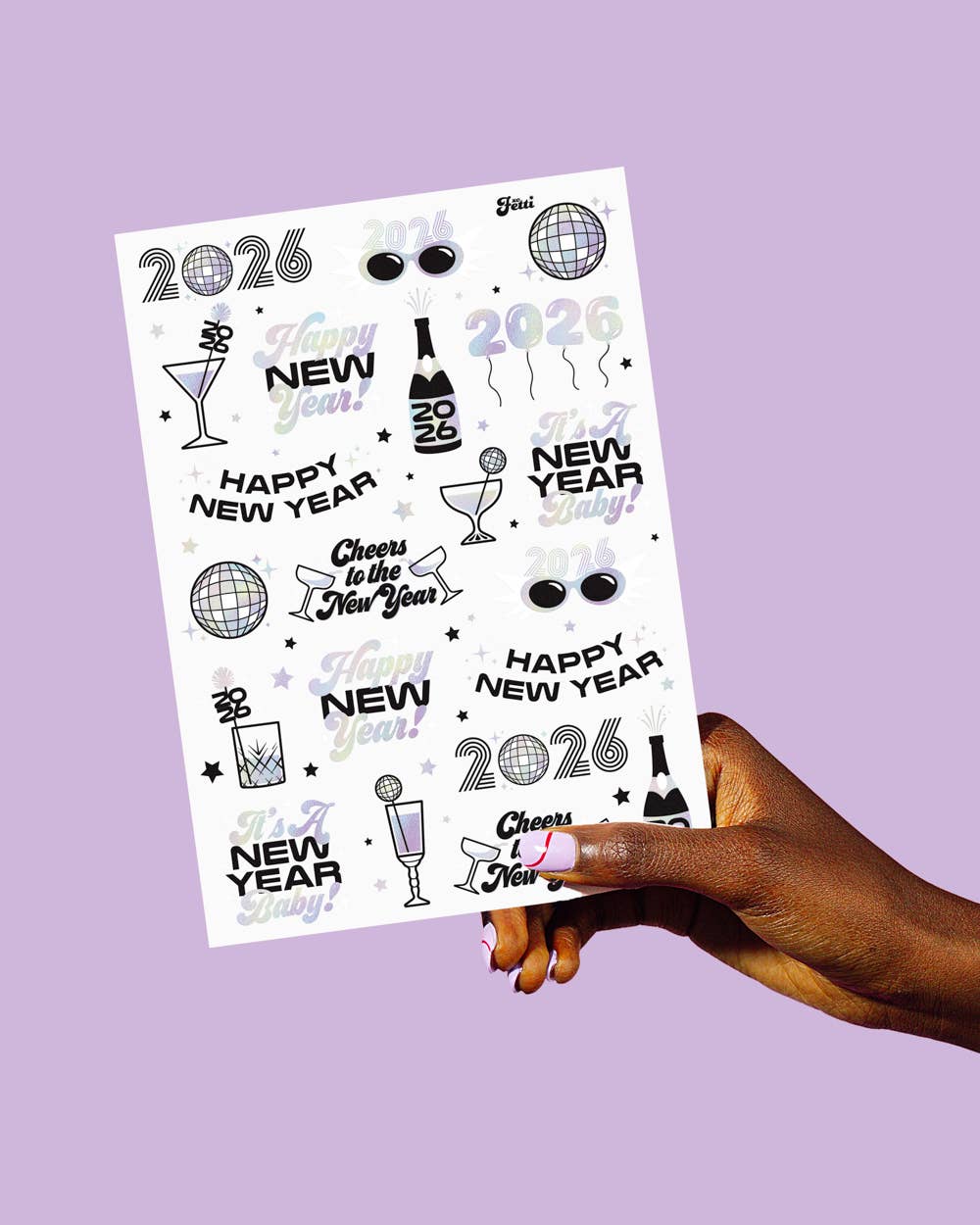 New Years Eve Party Temporary Tattoos
