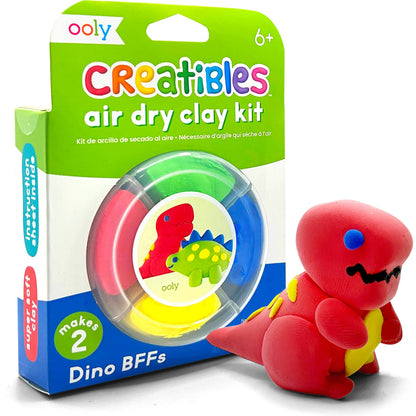 Creatibles: Air Dry Clay BFFs Kit - Dino. Pals (Set of 4 Col