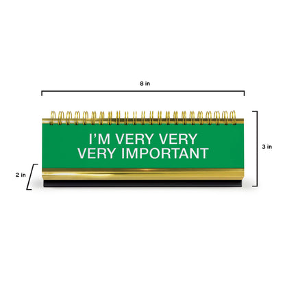 Daily Desk Plaque - Desktop Flip Book - 50 Fun Phrases