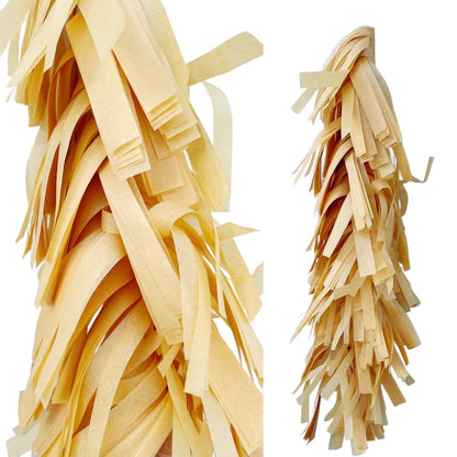 Fringed Tissue Balloon Tassel ( Solid Colors)