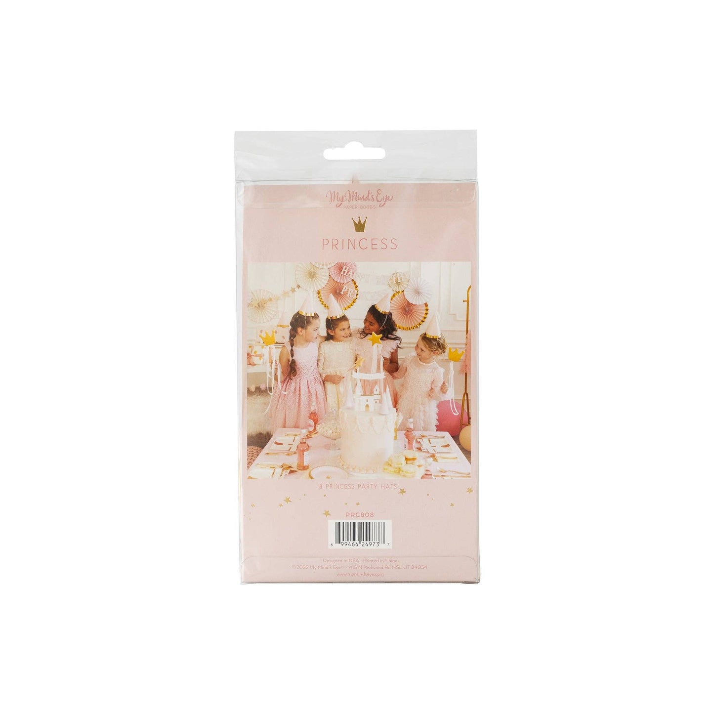 Princess Party Hats 8ct