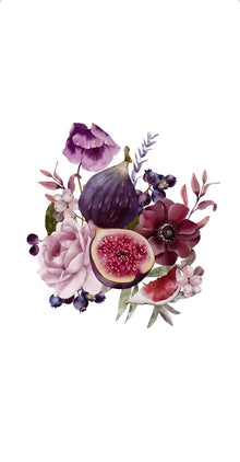 Fig Bouquet - Printed Guest Towel