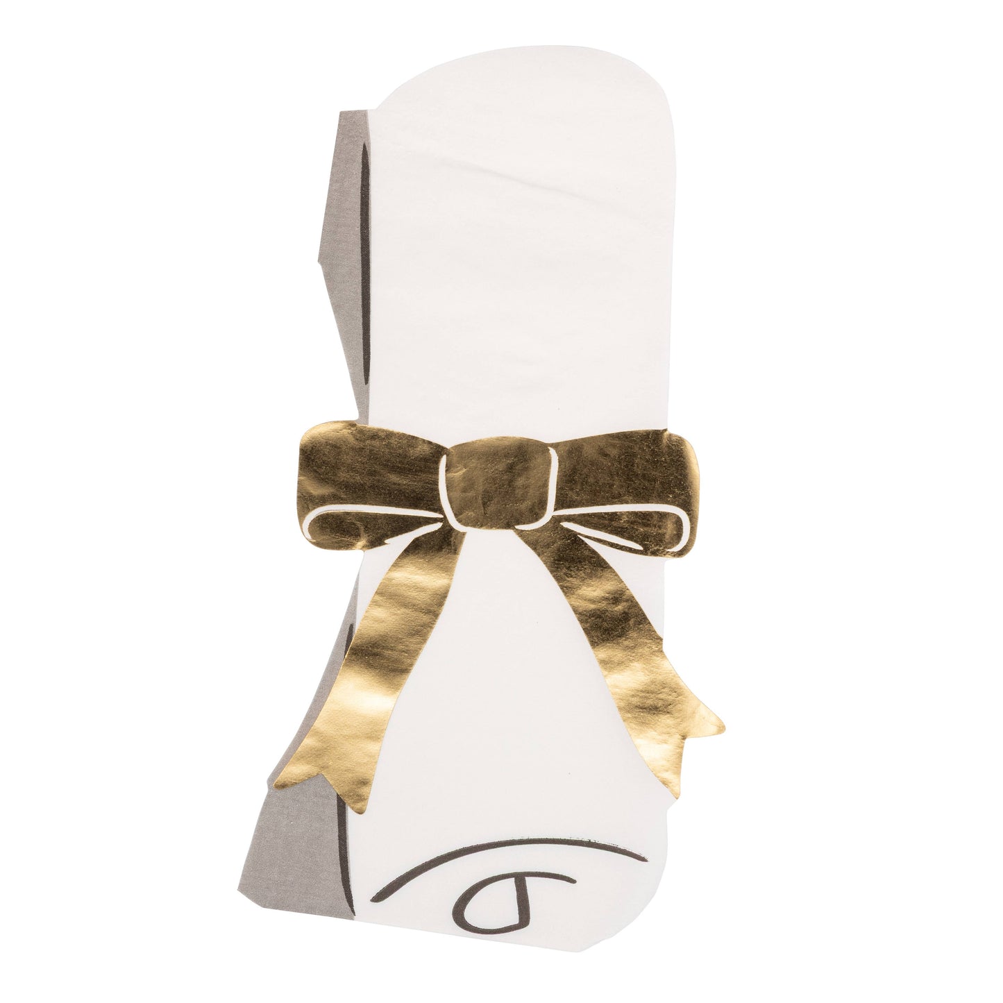 Grad Scroll Napkins 18ct