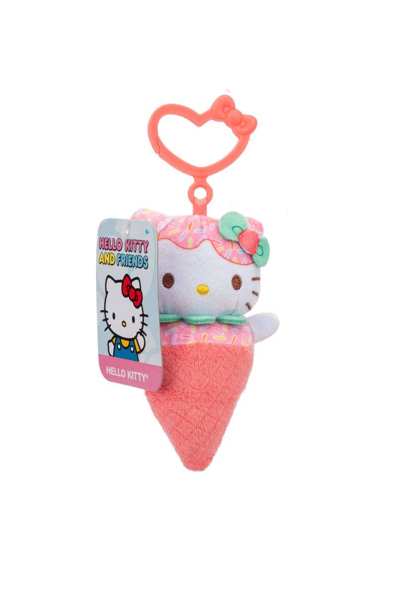 Hello Kitty and Friends 4" Clip On Plush - 1 Assorted