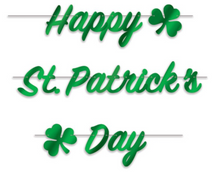 Foil Happy St Patrick's Day Streamer