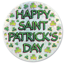 Happy St Patrick's Day Button