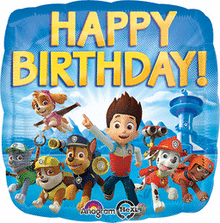 Paw Patrol Happy Birthday 17in Balloon
