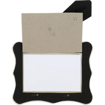 Yellow Pattern - 8.25" x 6.5" Picture Frame (6" x 4" Photo)